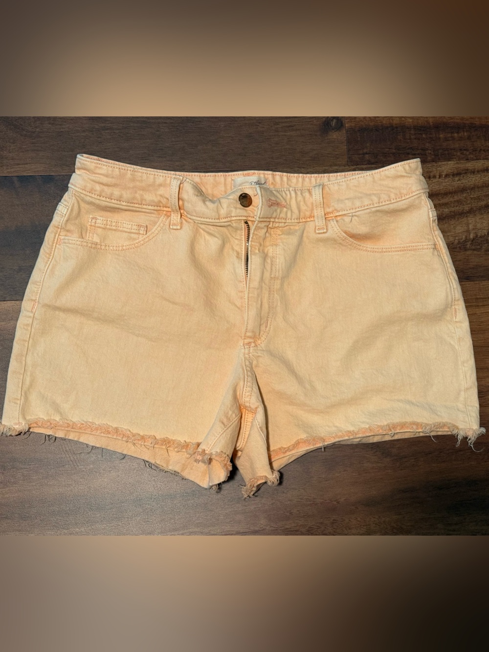 Universal Thread Peach Denim Shorts 12